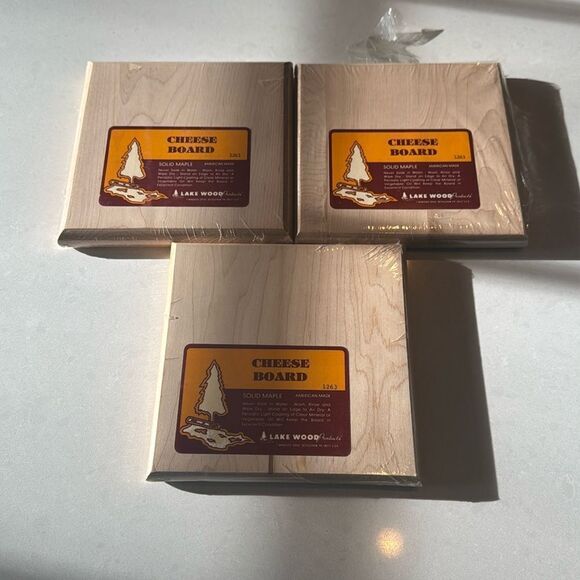 Characuterie boards for small plates great for wine pairing solid maple new. - Picture 1 of 7